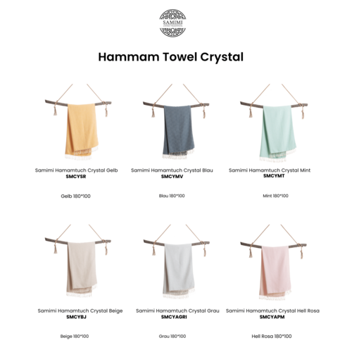 Prosop de plajă pentru hamam turcesc, culoare cristal, galben