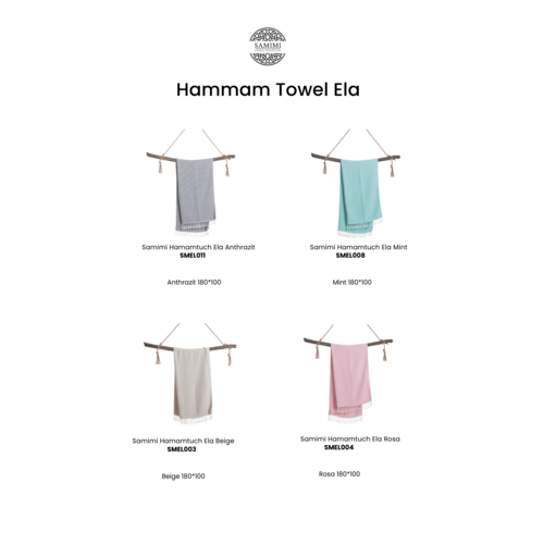 Beach Spa turcesc Hammam Prosop Ela Mint
