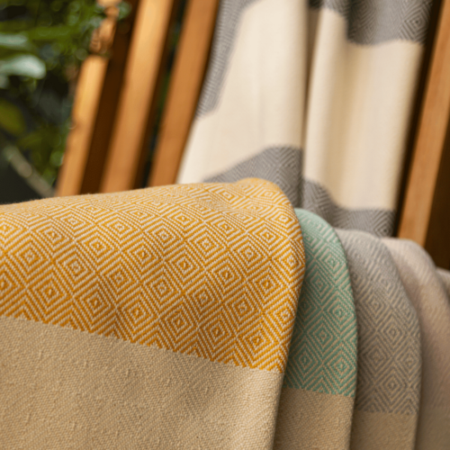 Prosop de plajă pentru hamam turcesc Diamant Gri