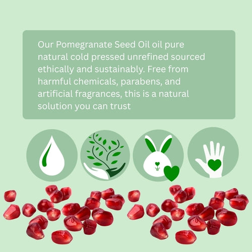Pomegranate Oil (organic, cold pressed, unrefined)
